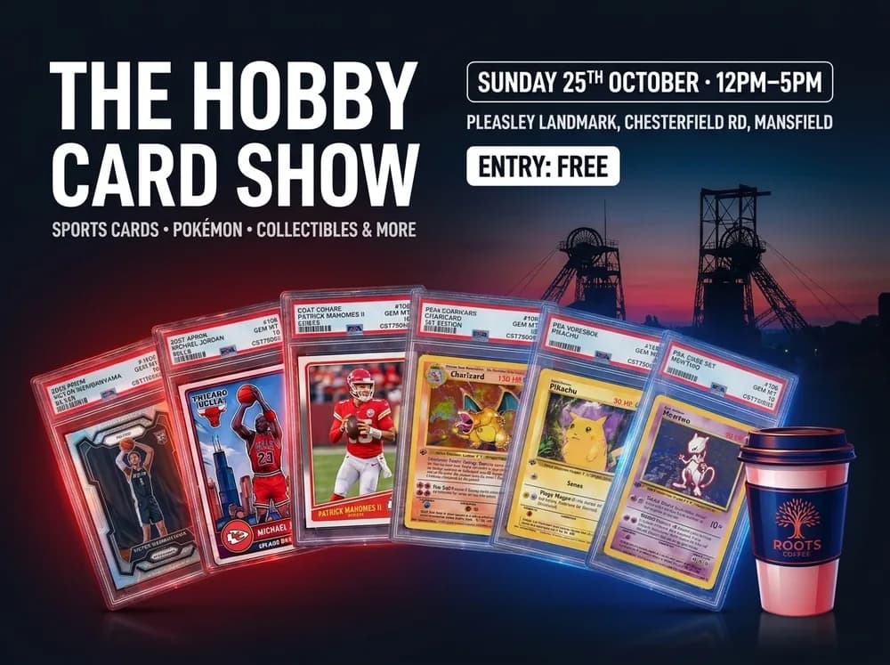 The Hobby Card Show — Sunday 25th October, Pleasley Landmark, Mansfield